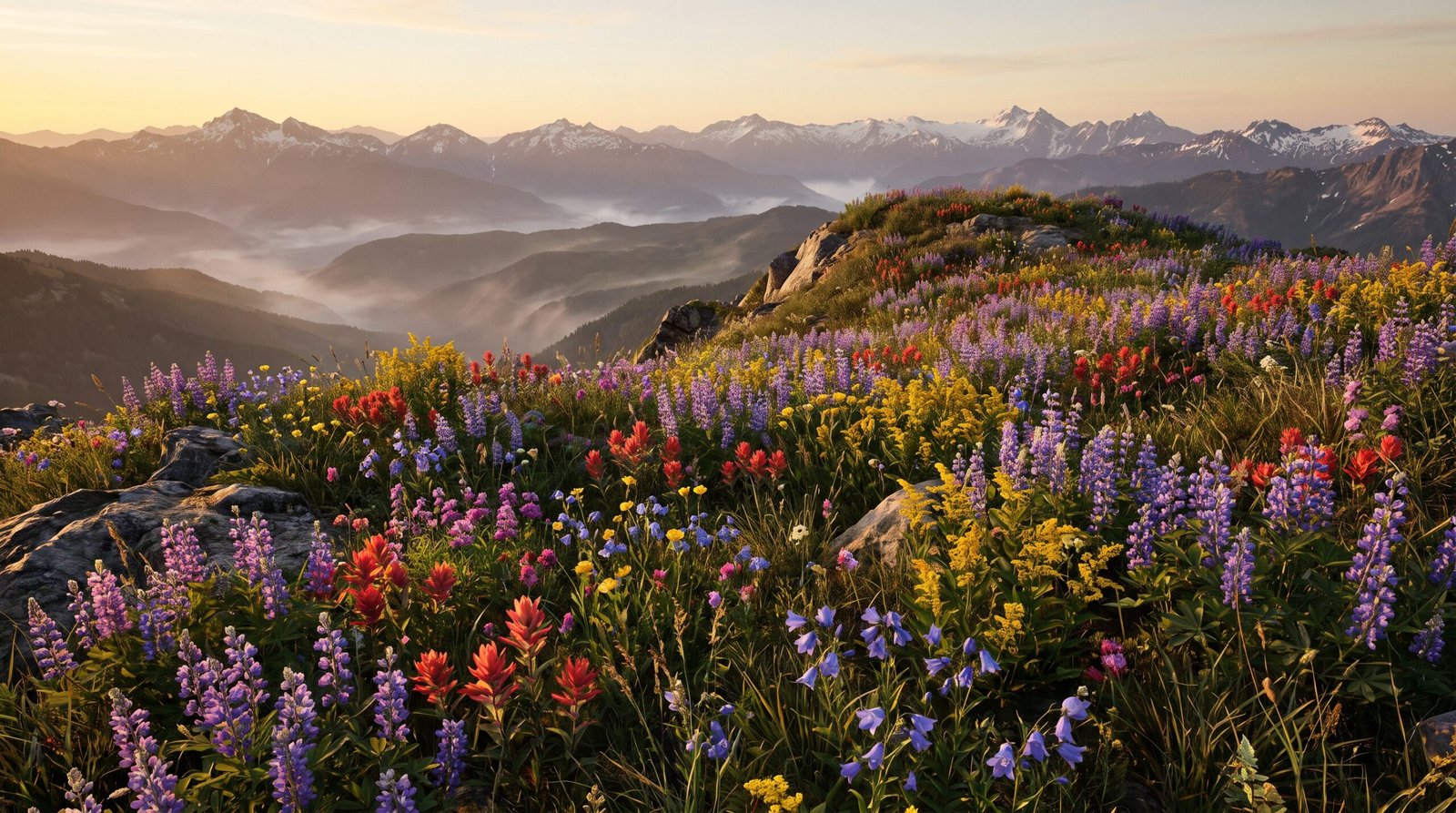 Wildflower Ridge Wallpaper